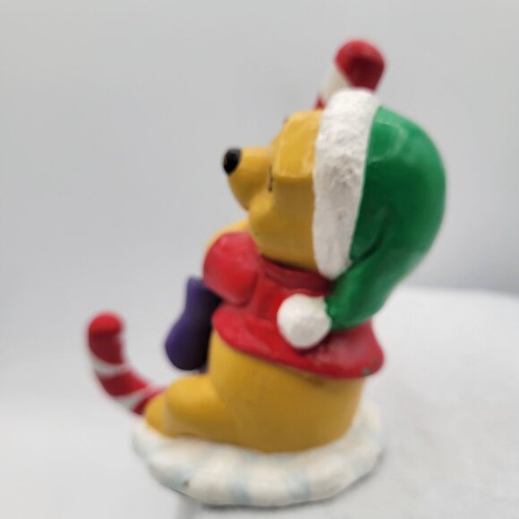 Disney WINNIE THE POOH Christmas Decor Mantle Stocking Hanger Candy Cane - Picture 7 of 9